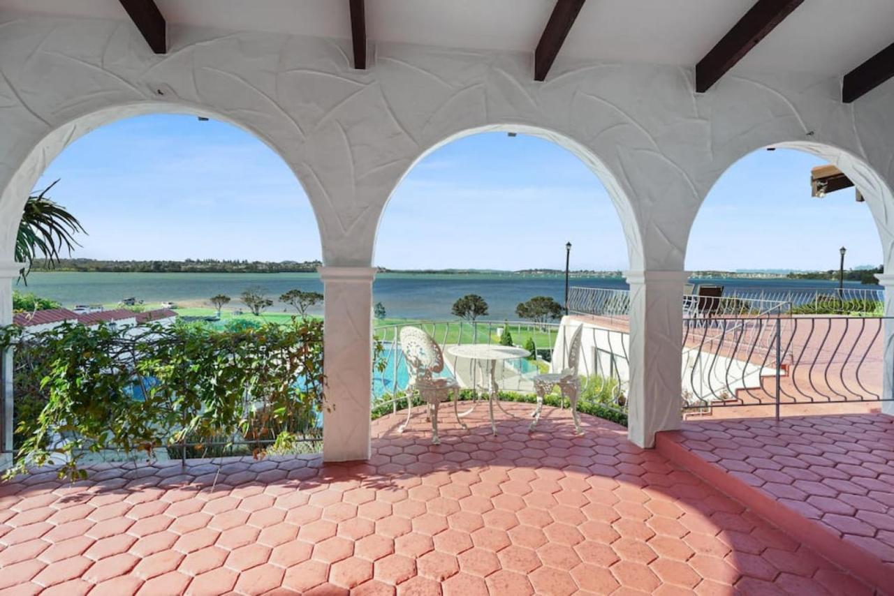 Magnificent Beachfront Mansion - Pool - Fireplace Auckland Ngoại thất bức ảnh